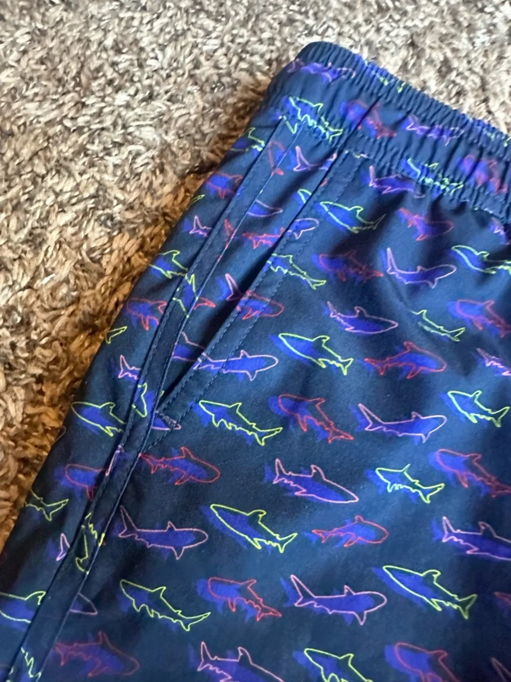 Kids Fair Harbor Anchor trunks-Shark print